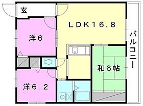 サンヴァリエ岩崎 304 号室 ｜ 愛媛県松山市岩崎町2丁目（賃貸マンション3LDK・3階・72.96㎡） その2