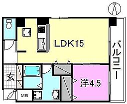 クオリスタ桑原 210 号室 ｜ 愛媛県松山市桑原6丁目（賃貸マンション1LDK・2階・51.40㎡） その2