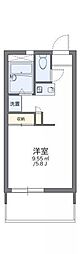 レオパレスグランディル 1Kの間取図画像