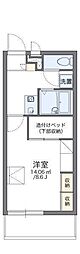 レオパレスグランドカメリア6 1Kの間取図画像