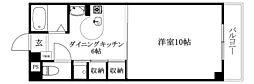 アビターレ・エッセ 1DKの間取図画像