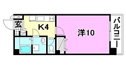 間取図画像 1K