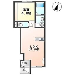 間取図画像 1LDK
