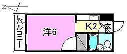 間取図画像 1K