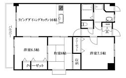 サンステージ 3LDKの間取図画像