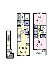 ニューカーサ・SB 2DKの間取図画像