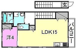 メゾンMP 1LDKの間取図画像