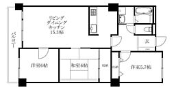 ロイヤルメゾン岩崎町 3LDKの間取図画像