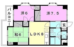 MORECREST 3LDKの間取図画像