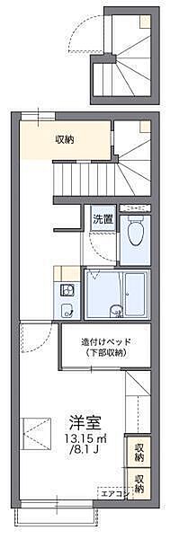 レオパレスＦ56 208 号室｜愛媛県松山市土居田町(賃貸アパート1K・2階・28.02㎡)の写真 その2