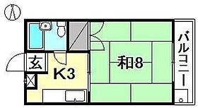 スカイハイツ二宮 202 号室 ｜ 愛媛県東温市横河原（賃貸マンション1K・2階・22.68㎡） その1