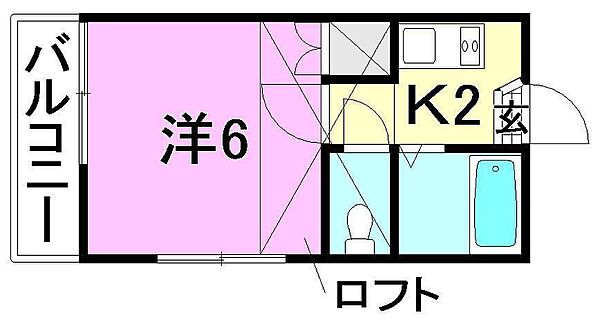 プリオール中村 108 号室｜愛媛県松山市中村3丁目(賃貸アパート1K・1階・17.11㎡)の写真 その2