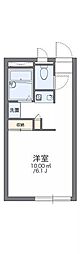 レオパレスアベニュー 1Kの間取図画像