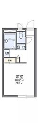 レオパレスルミエール 1Kの間取図画像