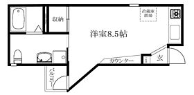 フィガロハウス 201 号室 ｜ 愛媛県松山市味酒町3丁目（賃貸マンション1R・2階・22.17㎡） その2