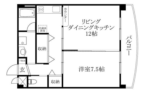 ペルルブランたるみ 203 号室｜愛媛県松山市樽味4丁目(賃貸マンション1LDK・2階・45.00㎡)の写真 その2