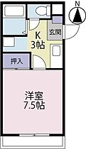 ウィンズ清水 201 号室 ｜ 愛媛県松山市清水町2丁目（賃貸マンション1K・2階・25.00㎡） その2