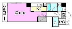 アスプラス横河原 302 号室 ｜ 愛媛県東温市横河原（賃貸マンション1K・3階・33.63㎡） その2