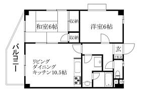 トリオ・グラン持田 403 号室 ｜ 愛媛県松山市持田町1丁目（賃貸マンション2LDK・4階・53.55㎡） その2