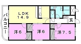 ブライム　ボォウ　レジデンスＢ 301 号室 ｜ 愛媛県松山市北土居5丁目（賃貸マンション3LDK・3階・78.10㎡） その2