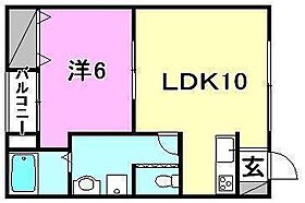 ベルク．カネキ 205 号室 ｜ 愛媛県東温市横河原（賃貸マンション1LDK・2階・38.88㎡） その2