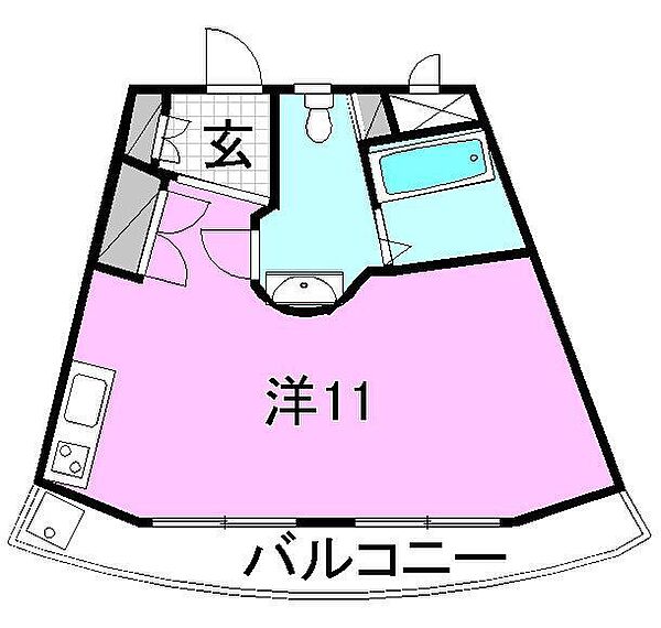 Ｒコート 107 号室｜愛媛県伊予郡砥部町伊予郡高尾田(賃貸マンション1R・1階・26.18㎡)の写真 その2