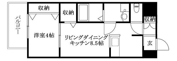 ＧＲＡＮＤＥ　ＡＲＣＨＥ　ＥＤＡＭＡＴＳＵ 603 号室｜愛媛県松山市枝松4丁目(賃貸マンション1LDK・6階・35.94㎡)の写真 その1