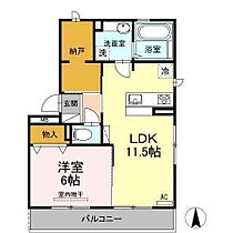 50th古川西 B棟 301 号室 ｜ 愛媛県松山市古川西2丁目（賃貸アパート1LDK・3階・46.72㎡） その2