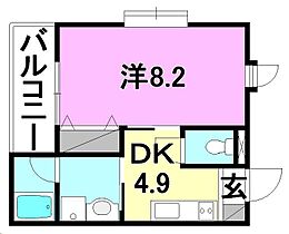 ラフィネ道後樋又 302 号室 ｜ 愛媛県松山市道後樋又（賃貸マンション1DK・3階・27.36㎡） その2