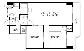 グランドメゾン 603 号室 ｜ 愛媛県松山市保免西3丁目（賃貸マンション2LDK・6階・65.01㎡） その2