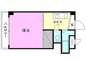 ハイツ島口 408 号室 ｜ 愛媛県松山市清水町4丁目（賃貸マンション1DK・4階・17.00㎡） その2