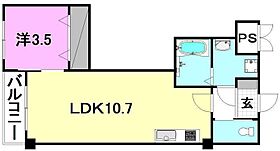 Mayfair南市駅Premium 202 号室 ｜ 愛媛県松山市室町1丁目（賃貸マンション1LDK・2階・34.20㎡） その2