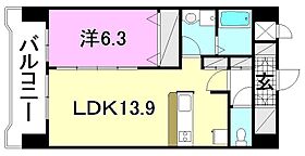 ロイヤル・ステージ藤原 303 号室 ｜ 愛媛県松山市藤原町（賃貸マンション1LDK・3階・48.95㎡） その2