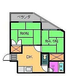 間取図画像 2DK