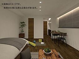 ルポ　マノワール 302 号室 3階ワンルームのリビング/ダイニング