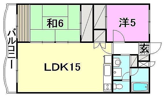 シャルマン市坪_間取り_0