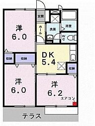 FAMILL 3DKの間取図画像