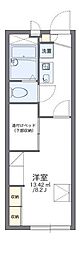 レオパレス永代町ヤシロ 1Kの間取図画像