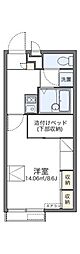レオパレスK&R 1Kの間取図画像