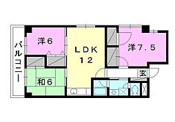 グランジュール 3LDKの間取図画像
