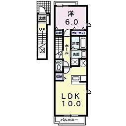 マラマA 1LDKの間取図画像