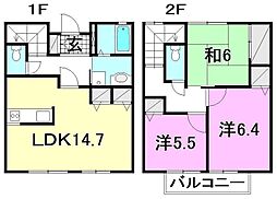 グランバリエ道後公園 3LDKの間取図画像