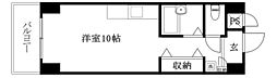 グレース.K ワンルームの間取図画像