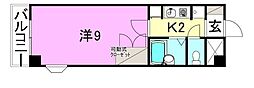 ベルメゾン福音寺 1Kの間取図画像
