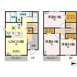 ヴィラ・アフェール 3LDKの間取図画像