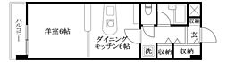 メゾン・ド・アーベリール 1DKの間取図画像