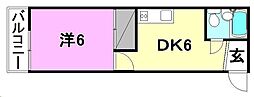 間取図画像 1DK