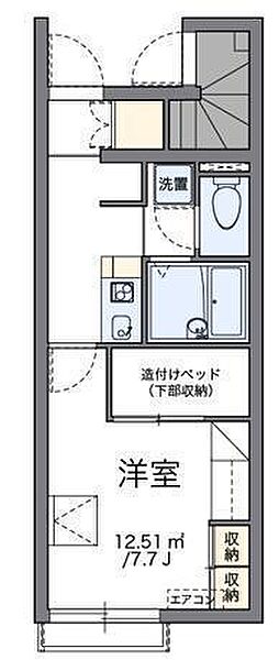 レオパレスとねりこ2 106 号室｜愛媛県松山市今在家2丁目(賃貸アパート1K・1階・22.98㎡)の写真 その2