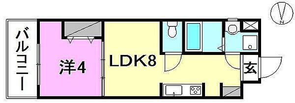 ＧＲＡＣＥ　ＤＥＵＸＩＥＭＥ（グレースドゥジエム） 502 号室｜愛媛県松山市立花2丁目(賃貸マンション1LDK・5階・28.81㎡)の写真 その2