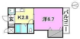 インペリアル志津川 202 号室 ｜ 愛媛県東温市志津川（賃貸マンション1K・2階・22.68㎡） その2